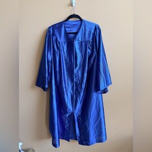 Vibrant Blue Graduation Gown